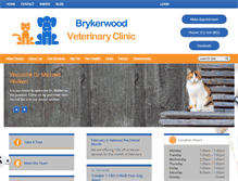 Tablet Screenshot of brykerwoodvetclinic.com
